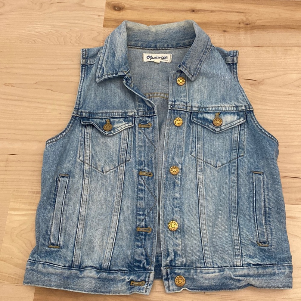 Madewell Women’s Denim Vest S